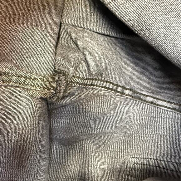 Levi's Jeans Women's 29 (8) Black Ribcage Straight Ankle Button Fly Big E VTG - Picture 9 of 14